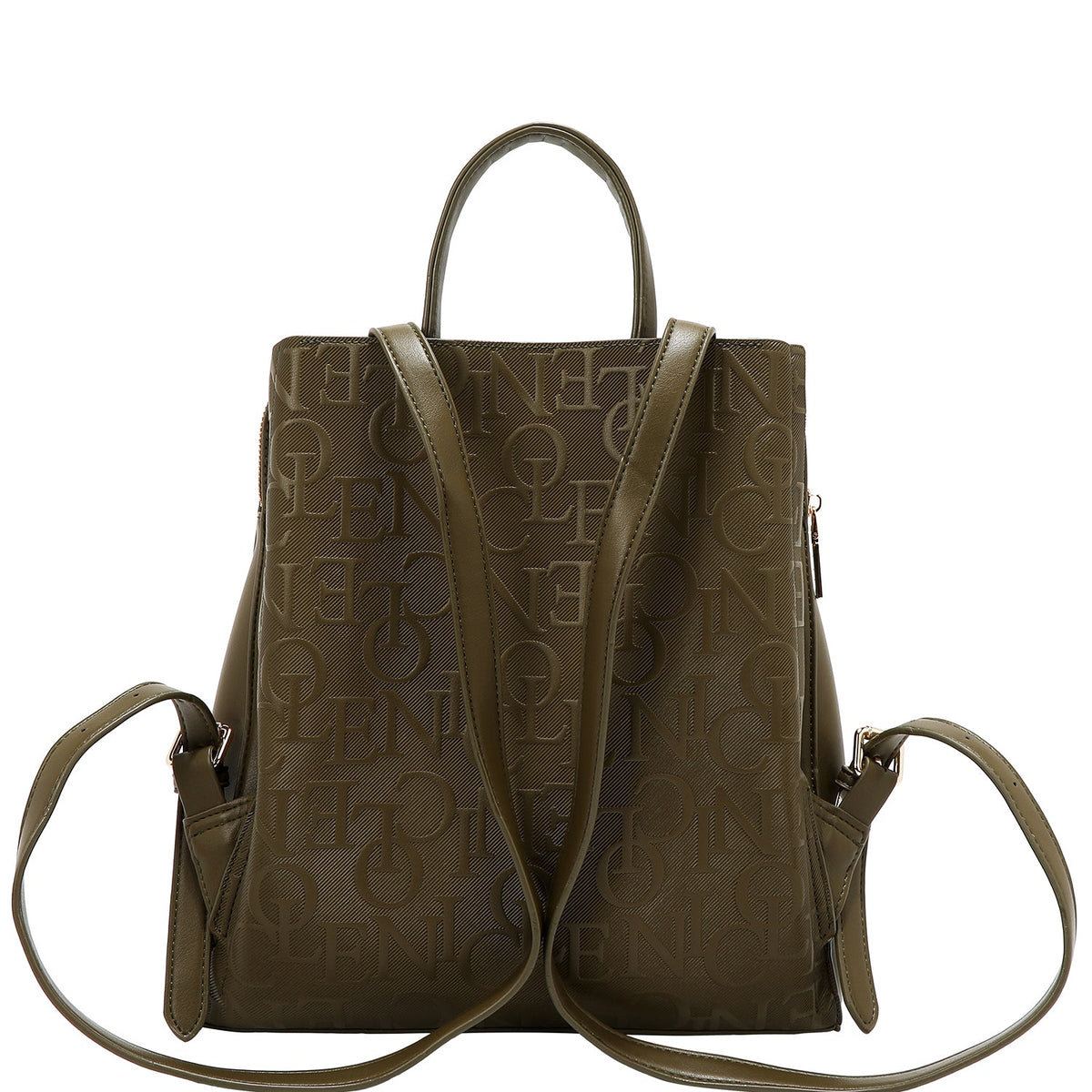 Mochila Elegancia en Relieve oliva Nicole Lee