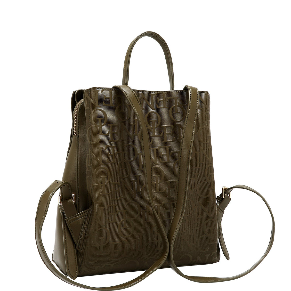 Mochila Elegancia en Relieve oliva Nicole Lee