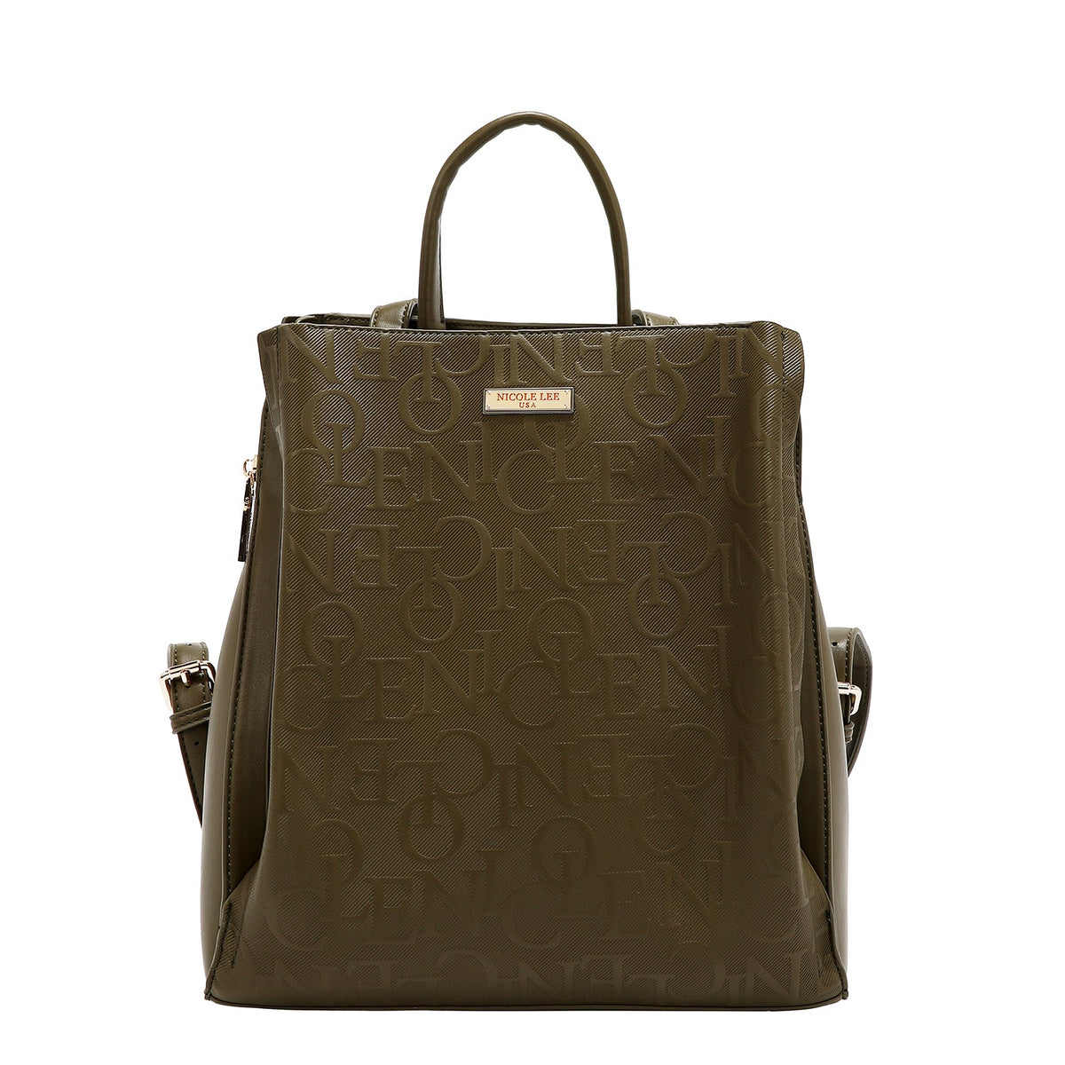 Mochila Elegancia en Relieve oliva Nicole Lee