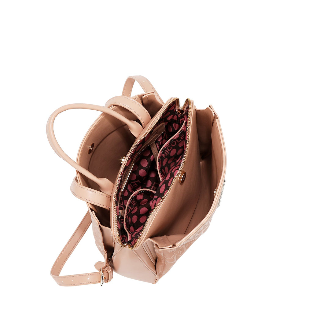 Mochila Elegancia en Relieve oliva Nicole Lee