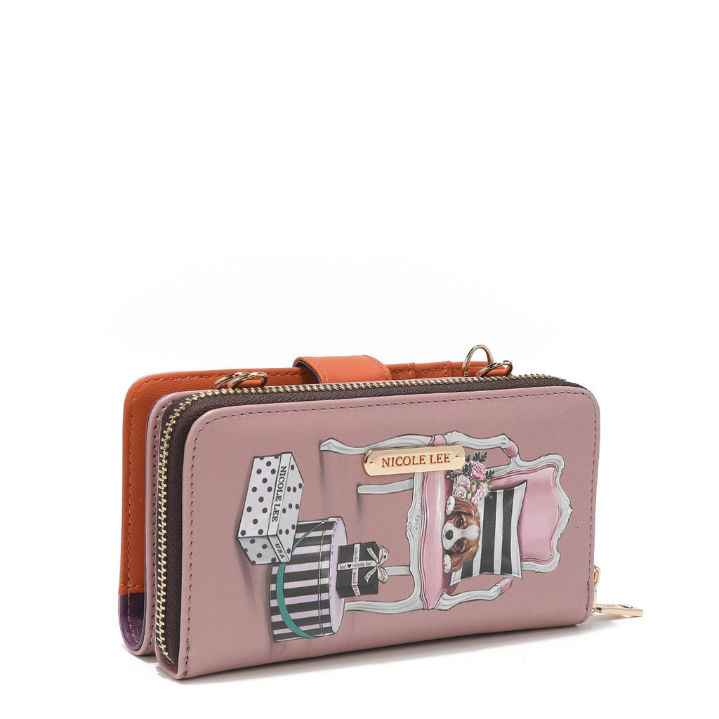 Funda de móvil con cartera separable y bandolera | Nicole Lee
