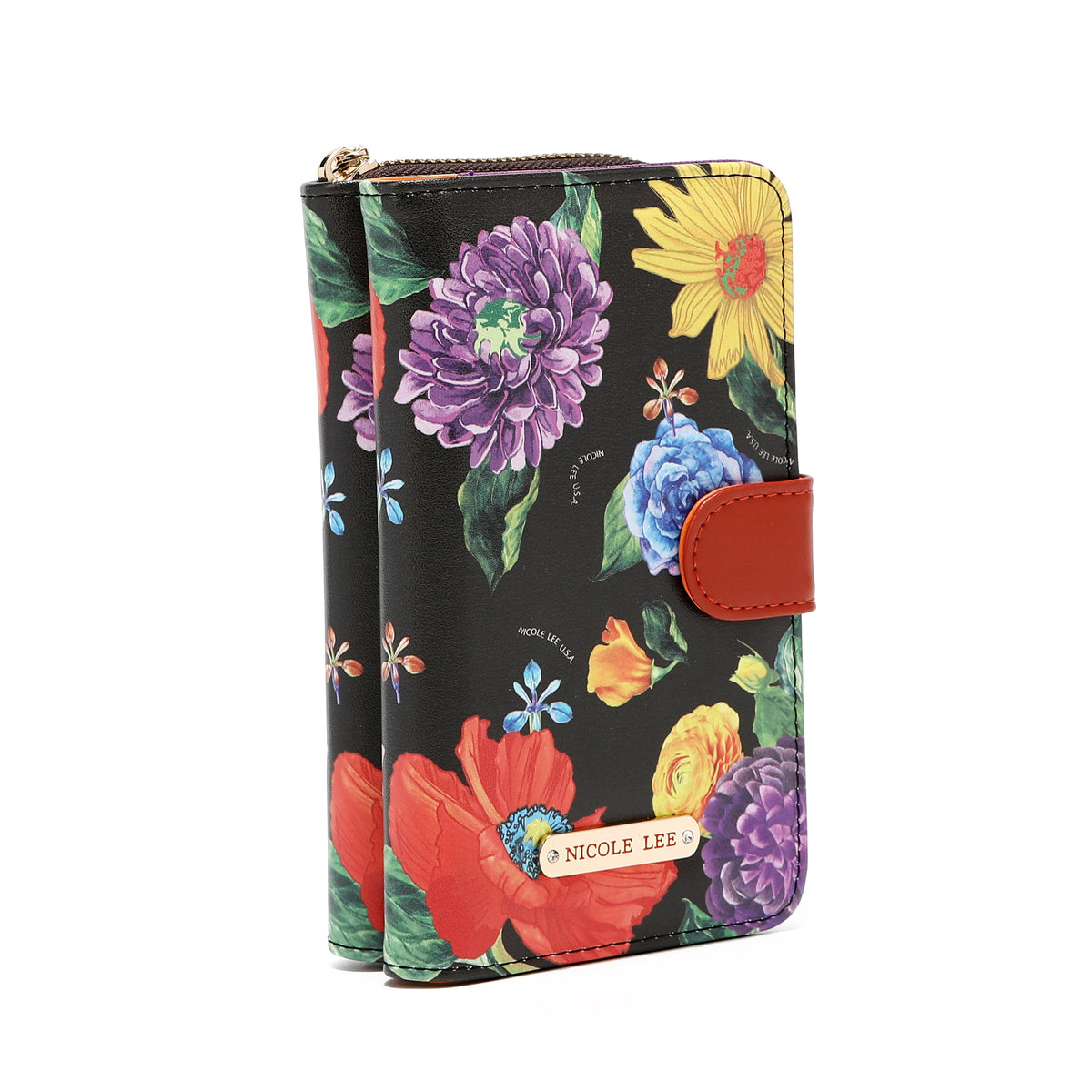 Funda de móvil con cartera separable y bandolera | Nicole Lee