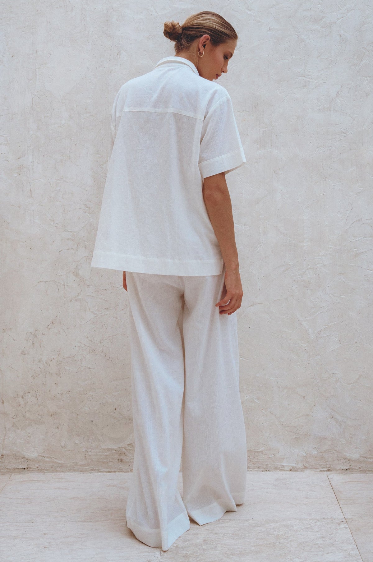 Raya Wide Leg Linen Pants