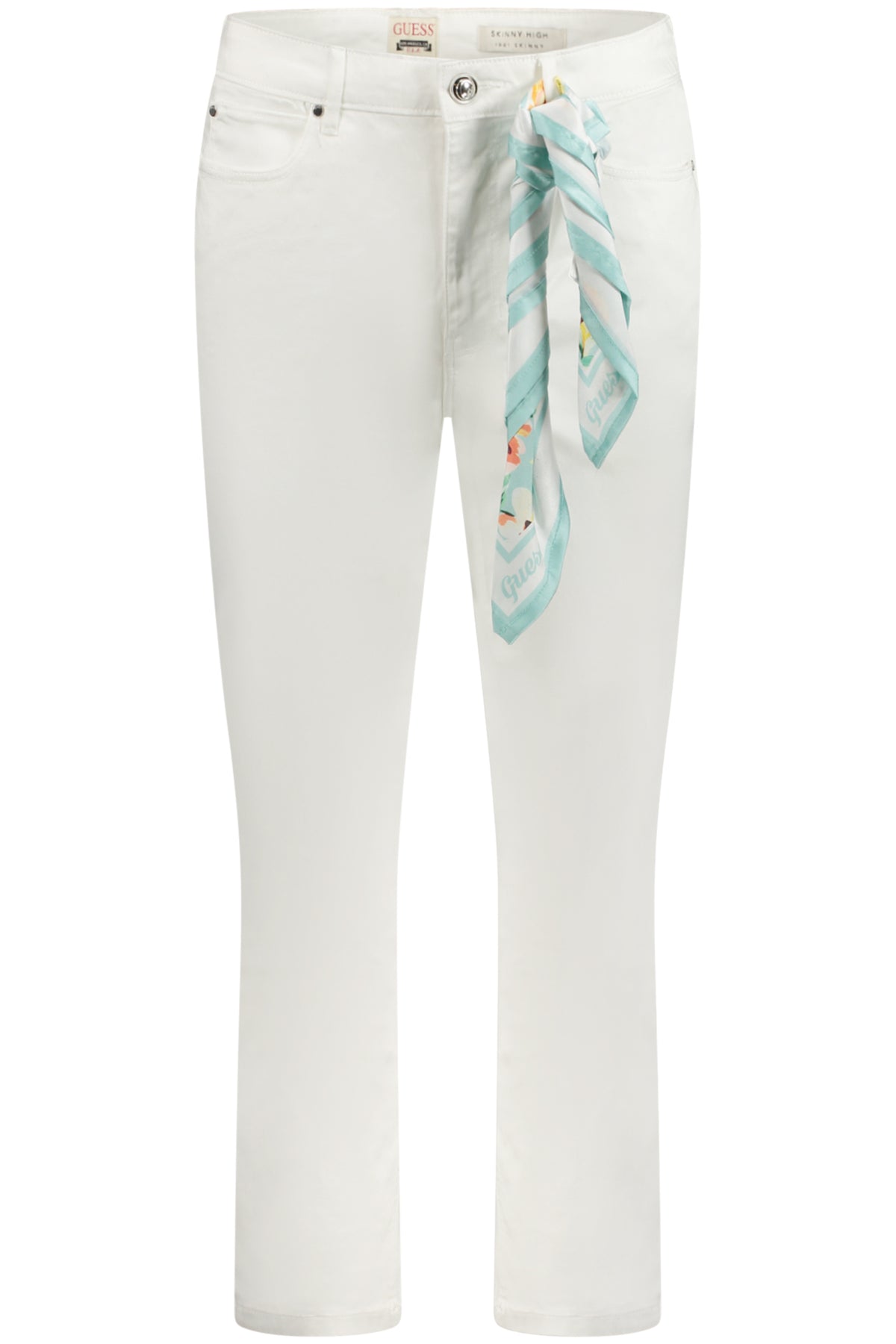 GUESS JEANS WOMEN'S WHITE DENIM JEANS