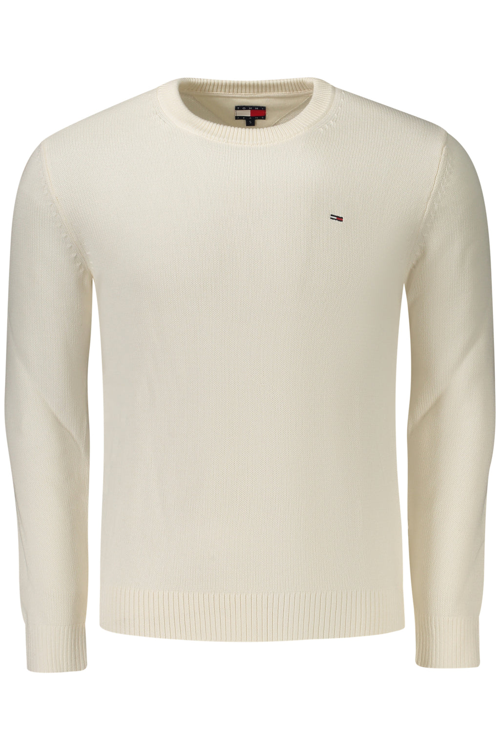 TOMMY HILFIGER MEN'S WHITE SWEATER